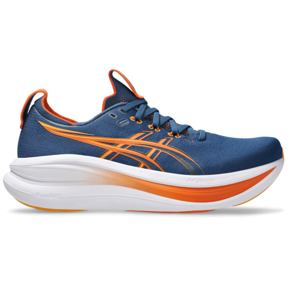 Buty Asics Gel-Nimbus 28 granatowo-pomarańczowe męskie SS26