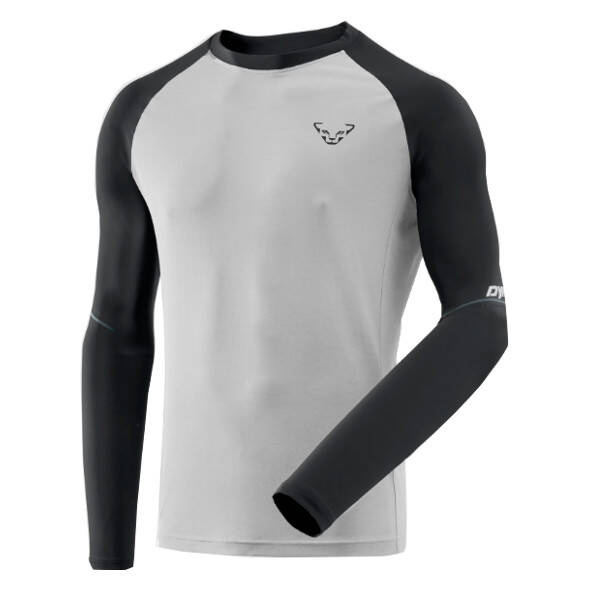 Koszulka Dynafit Alpine Pro Long Sleeve czarno-biała męska 