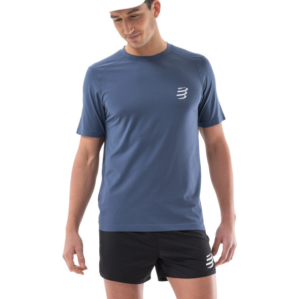 Koszulka Compressport Performance SS T-Shirt ciemnoniebieska męska