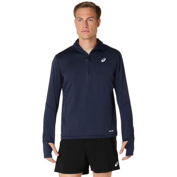 Bluza Asics Road Winter LS Hoodie granatowa męska