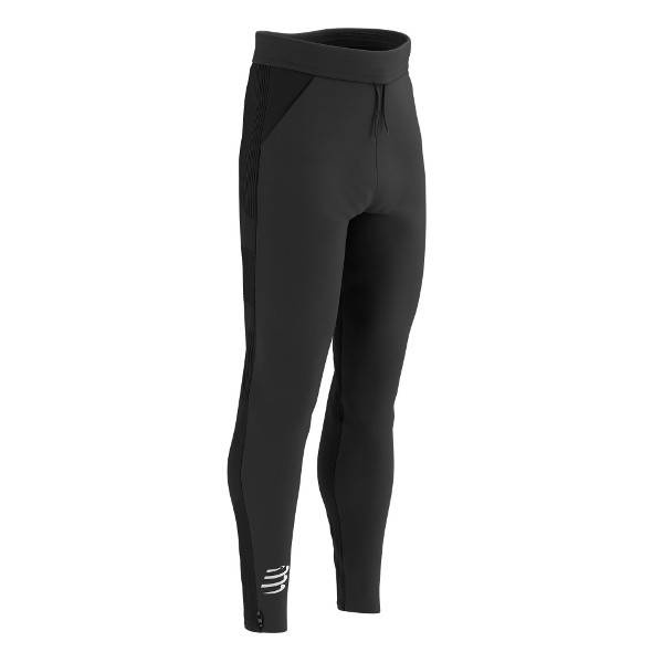 Spodnie Compressport Seamless Hurricane Pants czarne męskie AW23