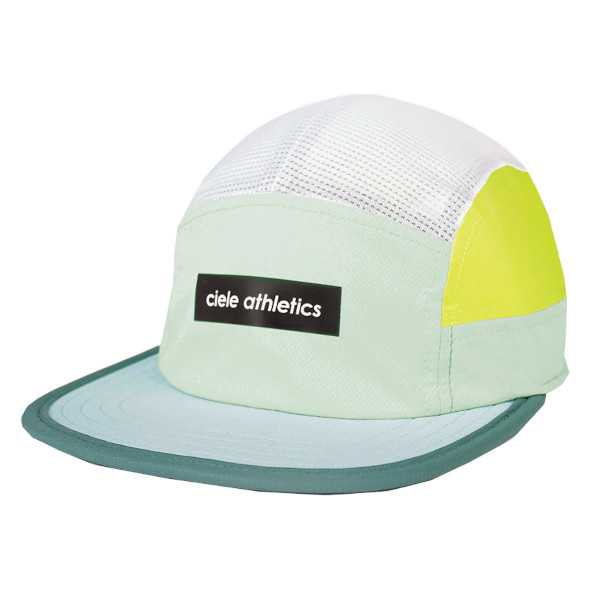 Czapka Ciele GOCap - Field - IconicBar Dusty Turquoise White biało-zielona SS25