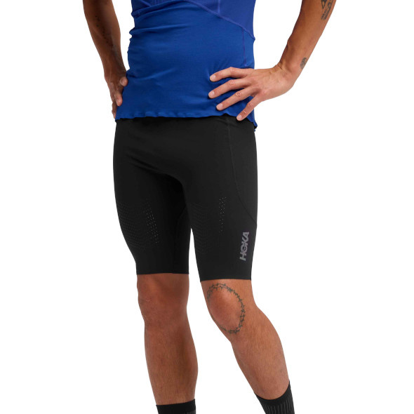 Krótkie legginsy Hoka Skybreeze Half Tight czarne męskie 