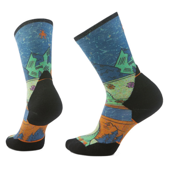 Skarpety Smartwool Trail Run Targeted Cushion Twilight Blue Crew Socks damskie