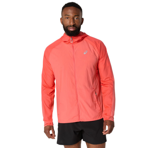 Kurtka Asics Road Packable Jacket koralowa męska 