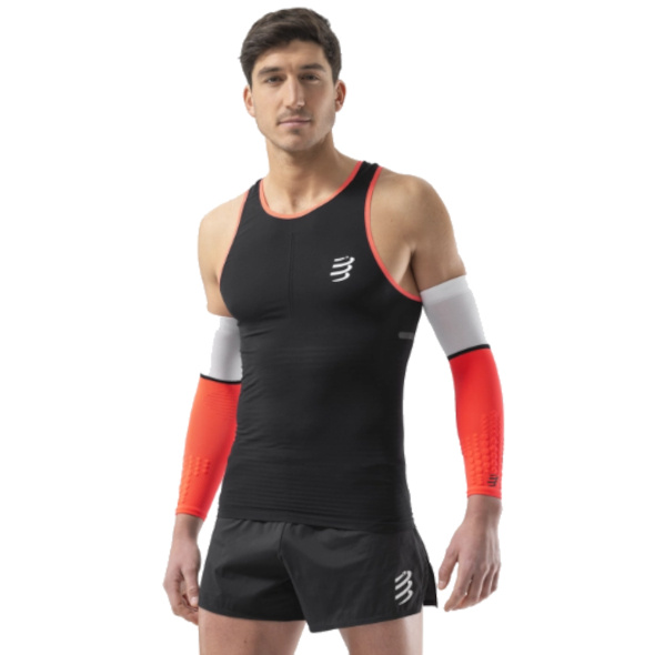 Koszulka Compressport Pro Racing Singlet czarna męska SS23