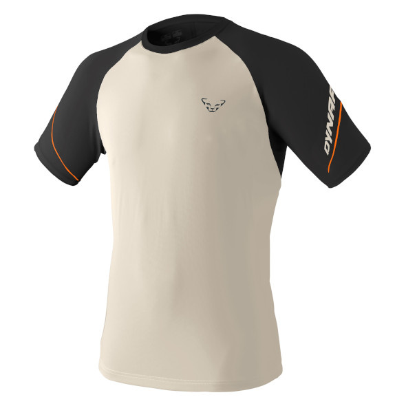 Koszulka Dynafit Alpine Pro S/S Tee beżowo-czarna męska 