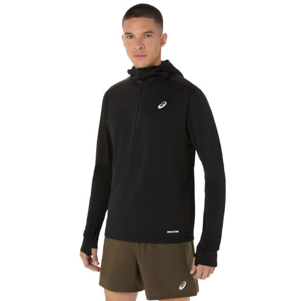 Bluza Asics Road Winter LS Hoodie czarna męska