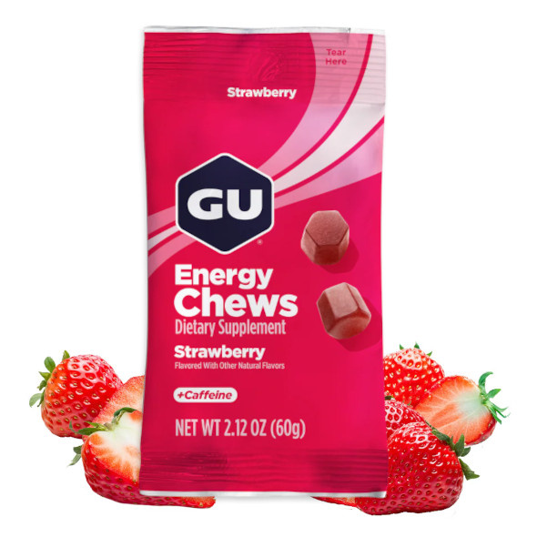 Żelki energetyczne Gu Energy Chews Strawberry 54 g truskawka