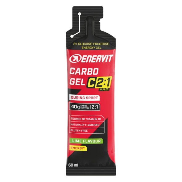 Żel Enervit Carbo C2:1 PRO Lime 60 ml limonka