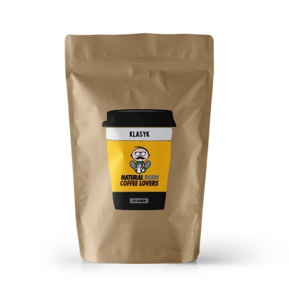 Kawa dla biegaczy Natural Born Coffee Lovers - Klasyk 250 g ziarno