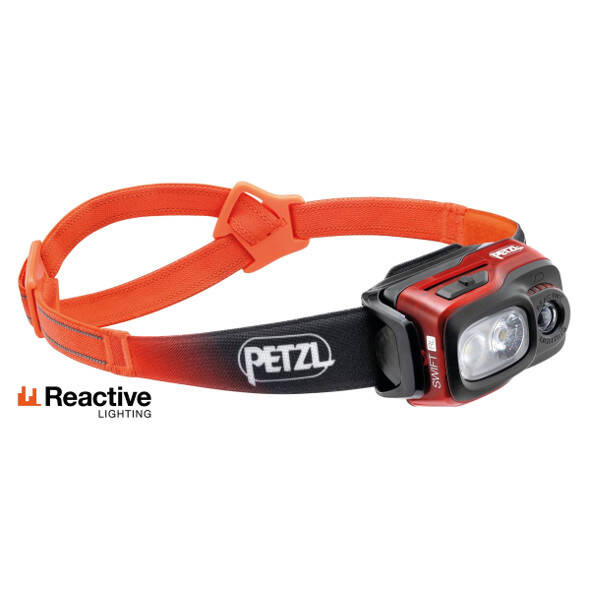 Latarka czołowa Petzl Swift RL 1100 lumenów pomarańczowa