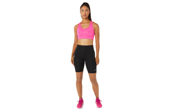 Biustonosz do biegania ASICS CORE LOGO BRA damski różowy SS22