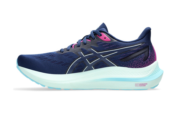 Buty Asics GT-2000 12 damskie granatowo-różowe AW24