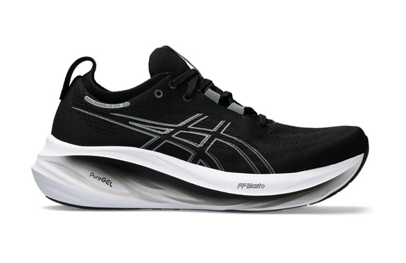 Buty Asics Gel-Nimbus 26 Wide (na szerszą stopę) czarno-szare męskie AW24 