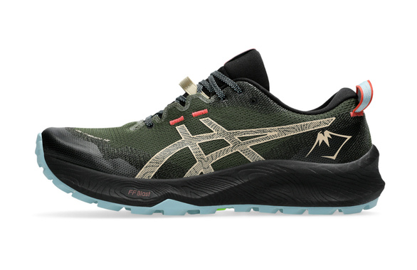 Buty Asics Gel-Trabuco 12 czarno-zielone męskie AW24