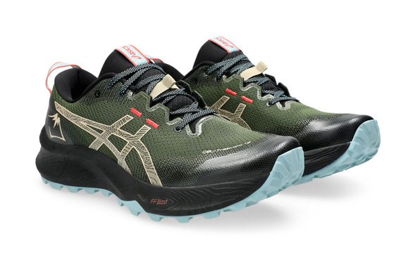 Buty Asics Gel-Trabuco 12 czarno-zielone męskie AW24