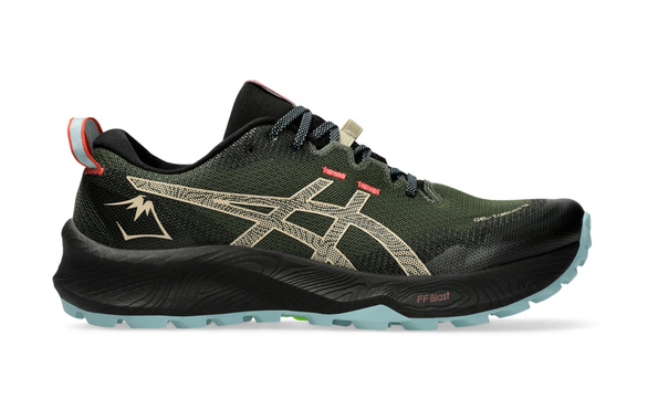 Buty Asics Gel-Trabuco 12 czarno-zielone męskie AW24