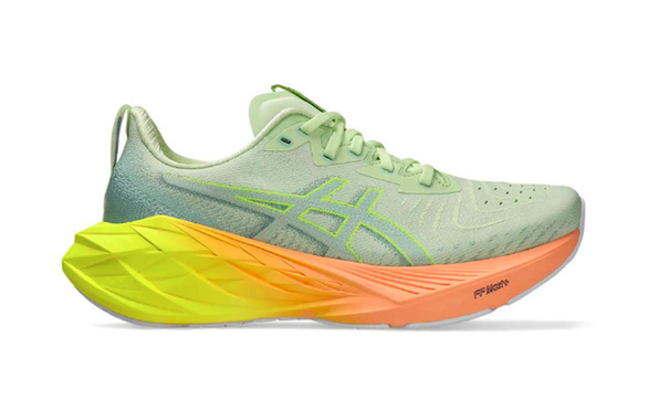 Buty Asics Novablast 4 Paris zielono-pomarańczowe AW24