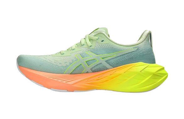 Buty Asics Novablast 4 Paris zielono-pomarańczowe AW24