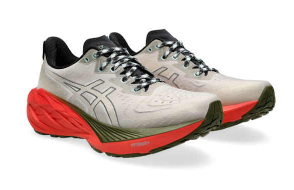 Buty Asics Novablast 4 TR beżowo-czerwone męskie AW24