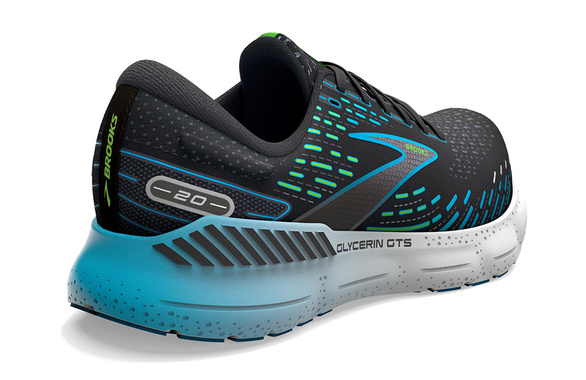 Buty Brooks Glycerin GTS 20 czarno-niebieskie męskie AW23