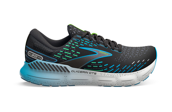 Buty Brooks Glycerin GTS 20 czarno-niebieskie męskie AW23