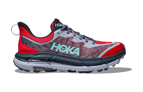 Buty Hoka Mafate Speed 4 czerwono-szare (CTRM) męskie AW24