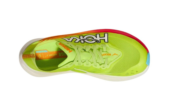 Buty Hoka Rocket X 2 zielono-pomarańczowe męskie (LCS) AW24