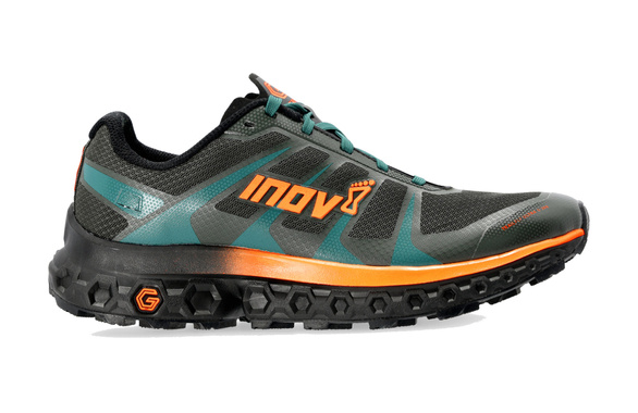 Buty Inov-8 Trailfly Ultra G 300 Max oliwkowo-pomarańczowe męskie AW23