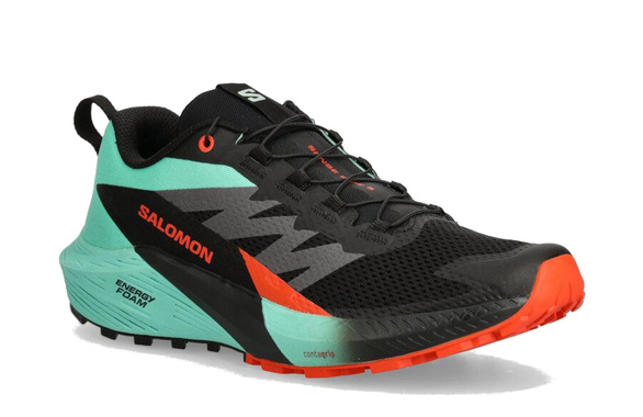 Buty Salomon Sense Ride 5 czarno-zielone męskie AW24