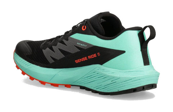 Buty Salomon Sense Ride 5 czarno-zielone męskie AW24