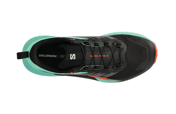 Buty Salomon Sense Ride 5 czarno-zielone męskie AW24