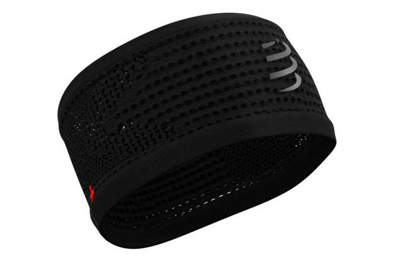 COMPRESSPORT HEADBAND V3 ON/OFF FLASH SS21 CZARNA