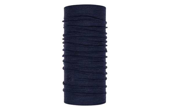 Chusta/maska Buff Merino Wool Night Blue Melange z wełny Merino midweight 250 granatowa