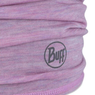 Chusta/maska Buff Merino Wool Solid Pansy lightweight 125 różowa