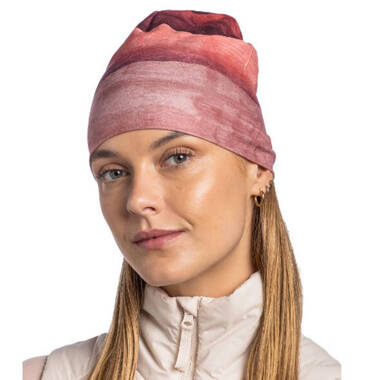 Czapka Buff Ecostretch Beanie Lise Rosewood różowa