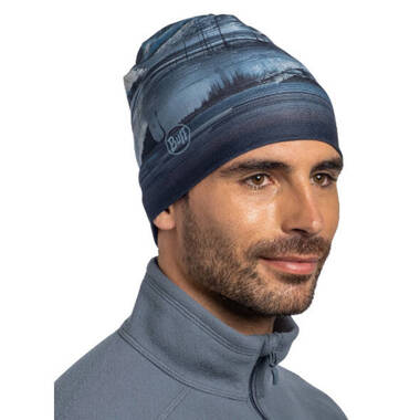 Czapka Buff Ecostretch Beanie Oser Blue niebieska