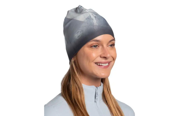 Czapka Buff Ecostretch Beanie Snout Ash szara 