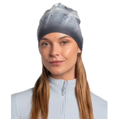 Czapka Buff Ecostretch Beanie Snout Ash szara 