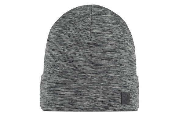 Czapka Buff Merino Wool Hat Fog Grey Multi Stripes heavyweight 600 szara