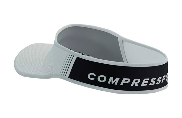 Daszek Compressport Ultralight Visor biało-czarny