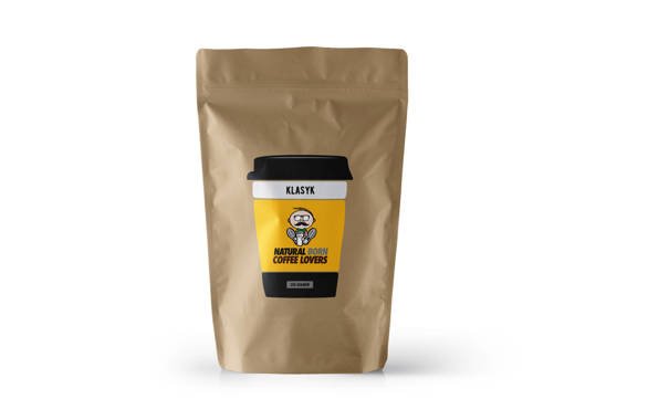 Kawa dla biegaczy Natural Born Coffee Lovers - Klasyk 250 g zmielona