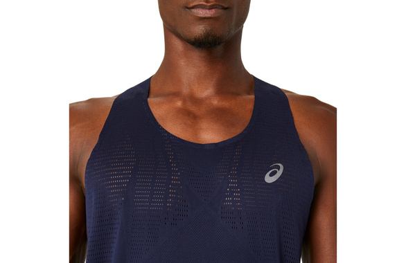 Koszulka Asics Metarun Singlet granatowa męska