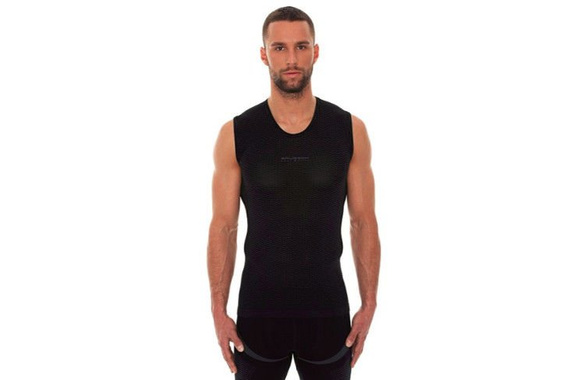 Koszulka BRUBECK BASE LAYER SL10100 czarny męski