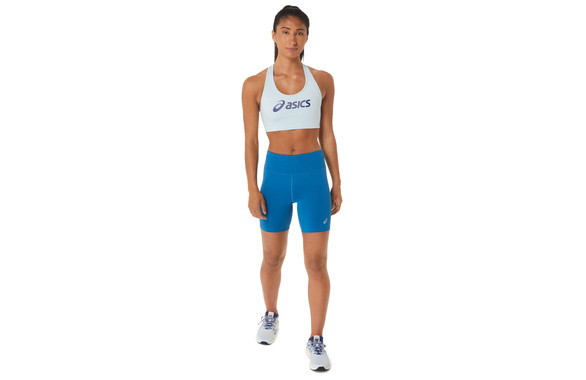Krótkie legginsy Asics Core Sprinter damskie niebieskie
