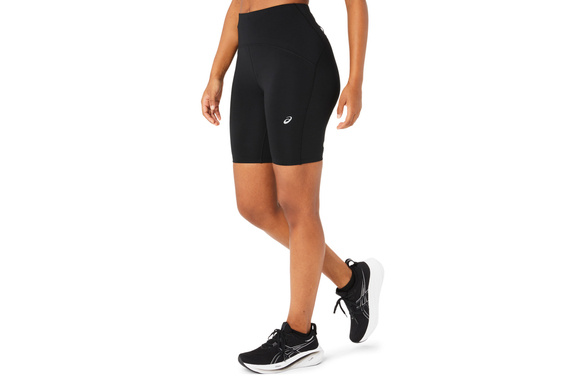 Krótkie legginsy Asics Road High Waist 8in Sprinter damskie czarne SS24