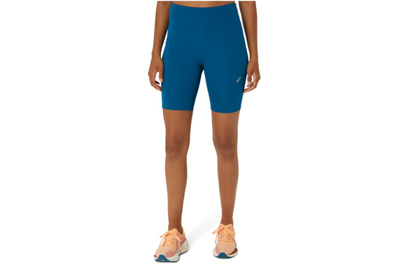 Krótkie legginsy Asics Road High Waist 8in Sprinter damskie niebieskie