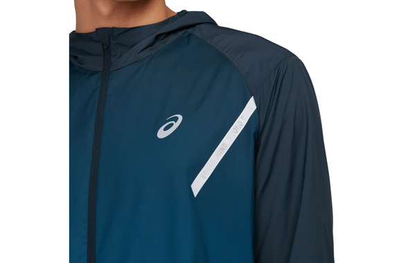 Kurtka ASICS LITE-SHOW JACKET niebieska męska