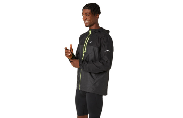 Kurtka Asics Fujitrail Packable Windbreaker Jacket czarna męska AW24